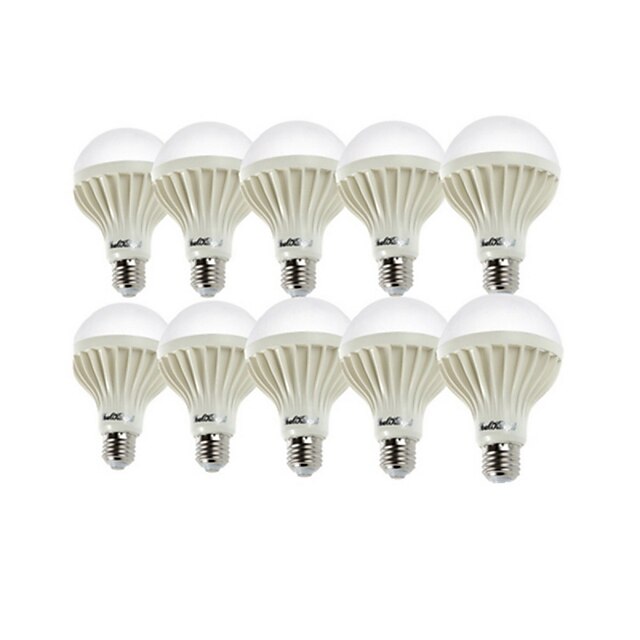  YouOKLight 10pcs LED gömbbúrás izzók 900 lm E26 / E27 A80 18 LED gyöngyök SMD 5630 Dekoratív Meleg fehér Hideg fehér 220-240 V / 10 db. / RoHs