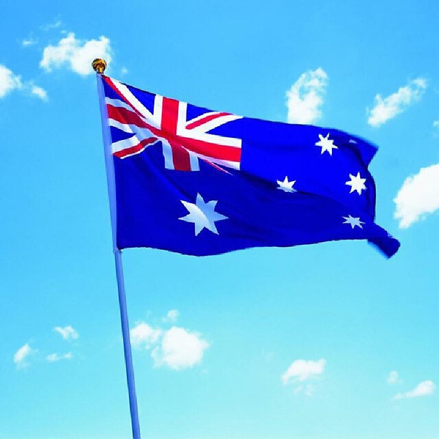  90x150cm nagy australia Zászlóselyem az ausztrál nemzeti zászló lakberendezés