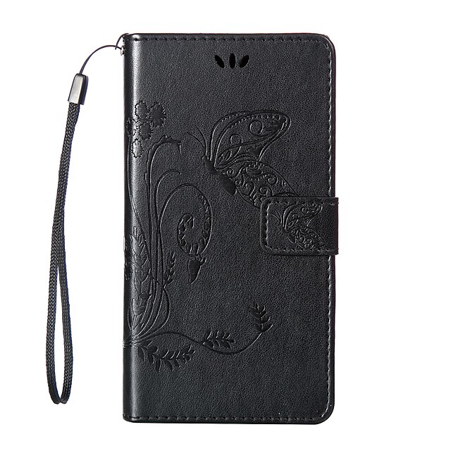  Case For Nokia Lumia 950 / Nokia Lumia 640 / Nokia Nokia Lumia 640 XL Wallet / Card Holder / with Stand Full Body Cases Butterfly Hard PU Leather