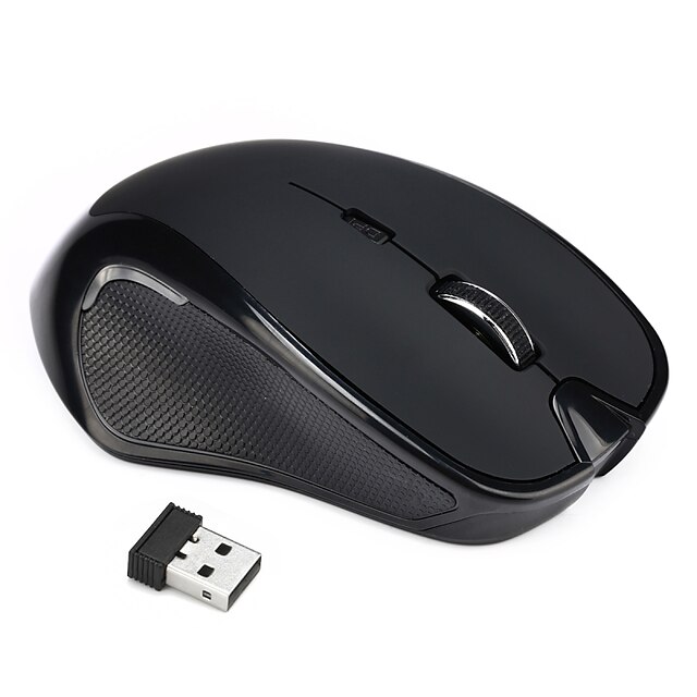  Wireless 2.4G Optical Office Mouse 2400 dpi 4 Adjustable DPI Levels 4 pcs Keys