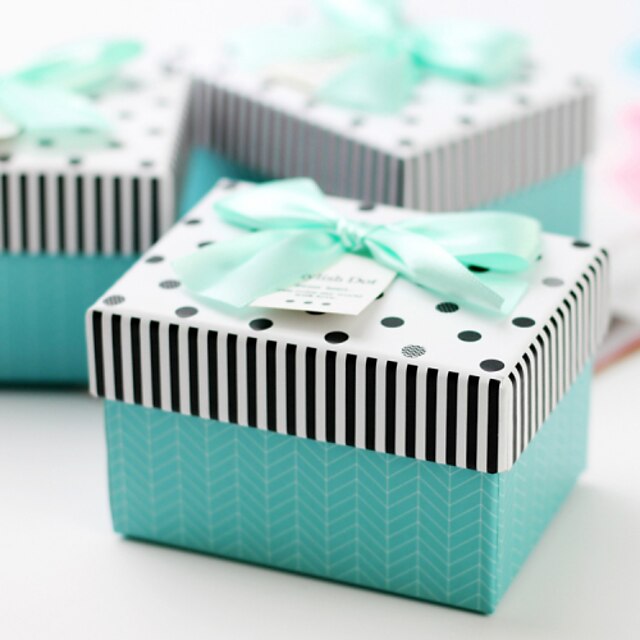  1 Piece/Set Favor Holder-Cuboid Card Paper Gift Boxes
