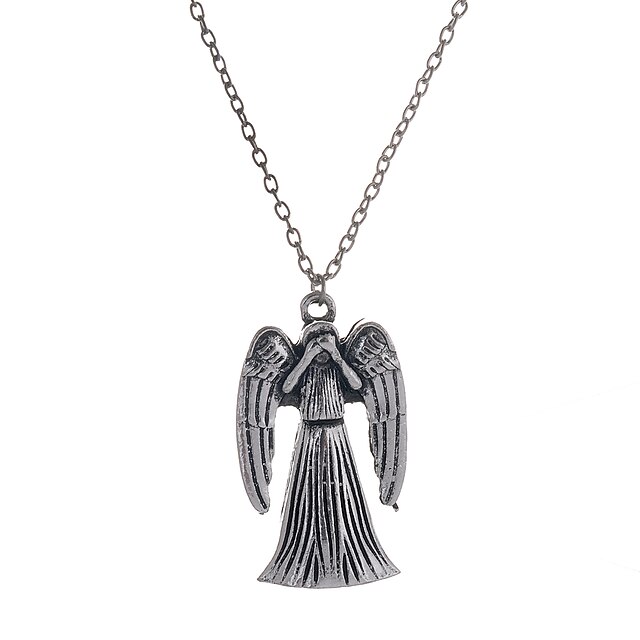 Men's Women's Pendant Necklaces Statement Necklaces Alloy Wings / Feather Silver Jewelry Wedding Party Daily Casual Sports 1pc