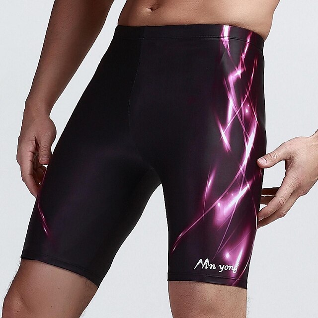  Homens Shorts de Natação Calção Justo de Natação Bermuda de Surf Prova-de-Água Proteção Solar UV Respirável Natação Mergulho Surfe Clássico Sexy Moderno Outono Inverno Primavera