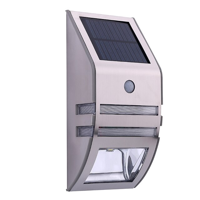  1 pièce Eclairage solaire LED Solaire A détecteur / Rechargeable / Imperméable