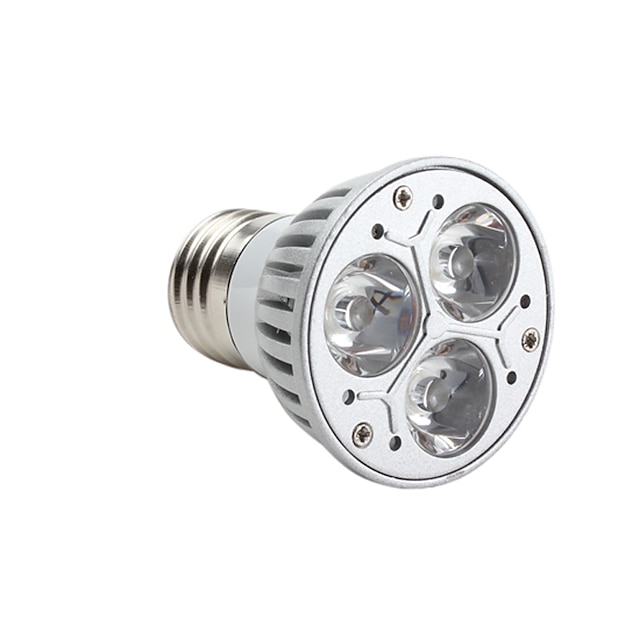  3000lm GU10 E26 / E27 LED-spotpærer MR16 3 LED perler Høyeffekts-LED Mulighet for demping Varm hvit 220-240V