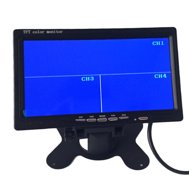  9 inch quad-TFT-LCD auto monitor retrovizoare cu 4 canale av