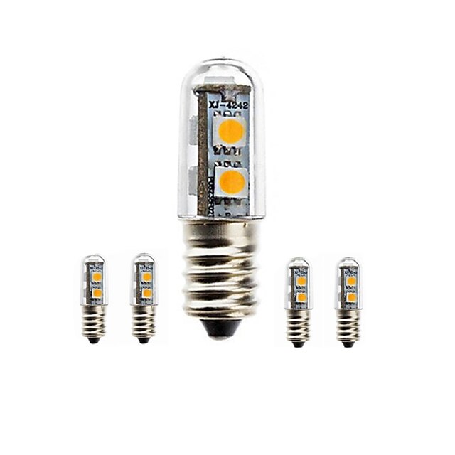  SENCART 5pcs 1.5W 3000-3500/6000-6500/7500-8500lm E14 Ampoules Maïs LED Encastrée Moderne 7 Perles LED SMD 5050 Imperméable / Décorative