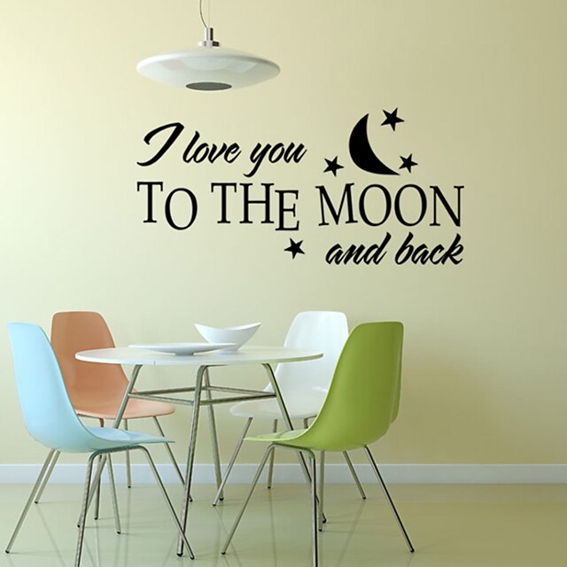  Decorative Wall Stickers - Plane Wall Stickers Landscape / Animals Living Room / Bedroom / Bathroom / Removable / Re-Positionable