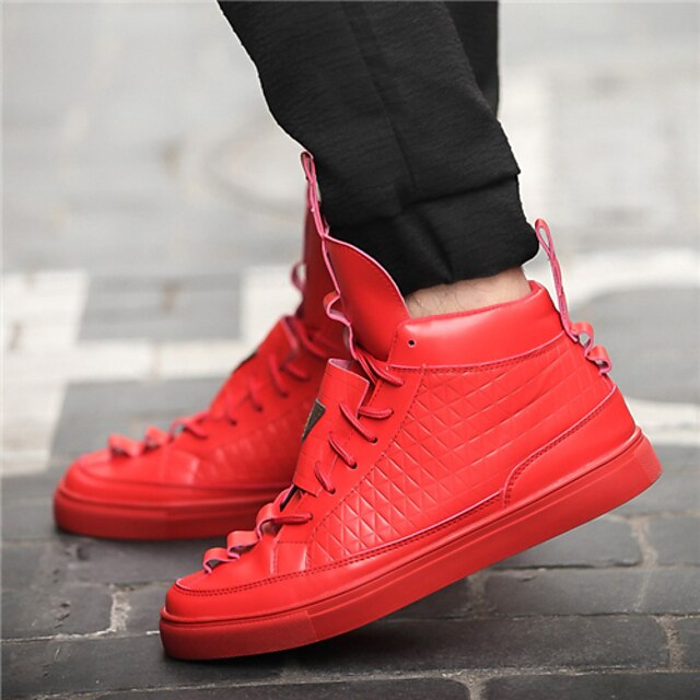  Men's Shoes Outdoor / Office & Career / Party & Evening / Casual Synthetic / Fashion Sneakers Black / Blue / Red