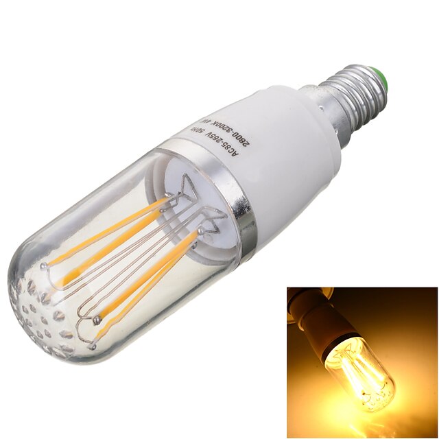  E14 Izzószálas LED lámpák T 4 LED COB Dekoratív Meleg fehér Hideg fehér 2800/6500lm 2800/6500kK AC 85-265V 