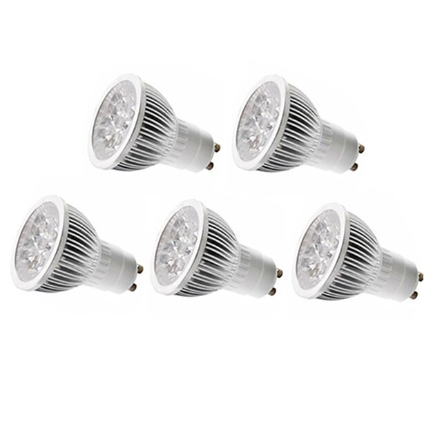  5W GU10 / GU5.3(MR16) / E26/E27 LED Spot Lampen MR16 5 High Power LED 350-400 lm Warmes Weiß / Kühles Weiß Dimmbar AC 220-240 / AC 110-130