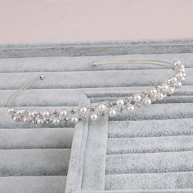  Pearl Headbands with 1 Wedding / Special Occasion / Casual Headpiece