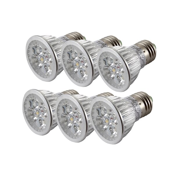  YouOKLight 6pcs 4 W LED Spot Lampen 300-350 lm E26 / E27 R63 4 LED-Perlen Hochleistungs - LED Abblendbar Dekorativ Warmes Weiß Kühles Weiß 85-265 V / 6 Stück / RoHs