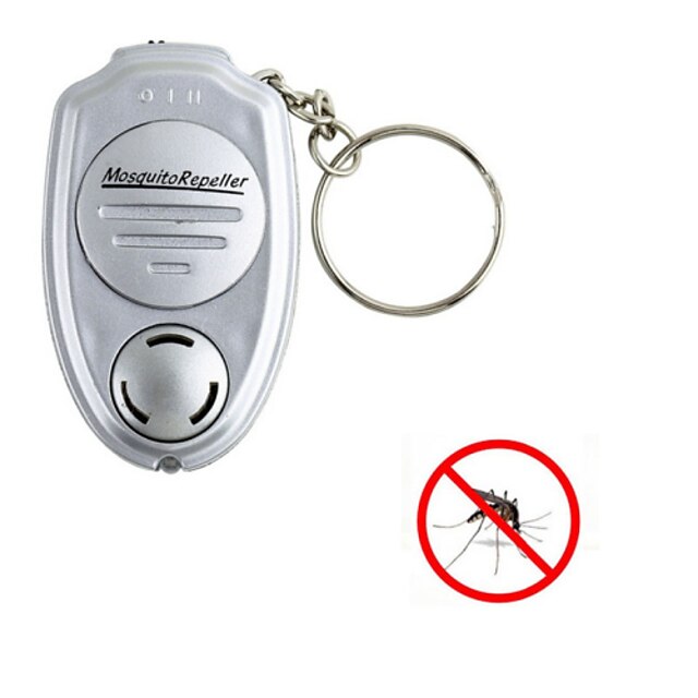  1pcs chaveiro portátil clipe de chave repelente ultra-som eletrônico para pragas de insetos mosquito
