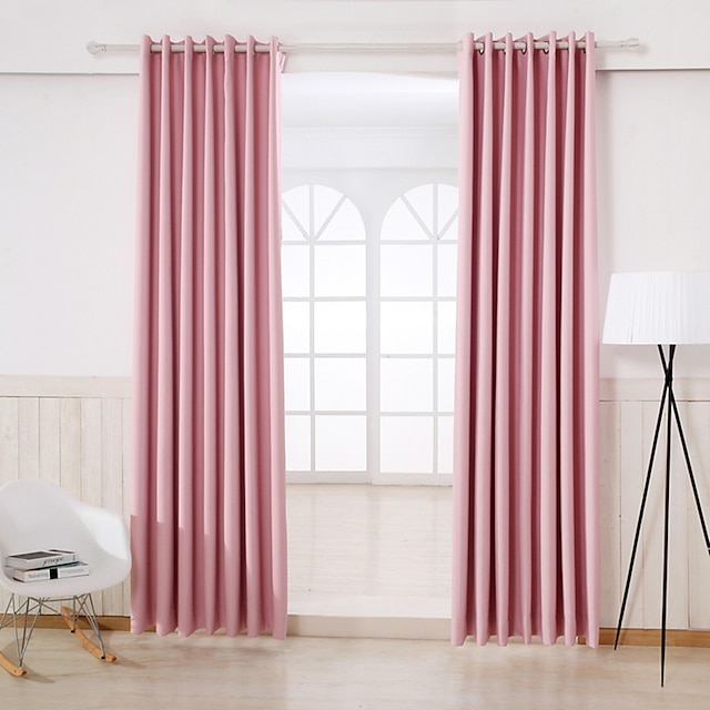  Blackout Blackout Curtains Drapes Two Panels / Bedroom