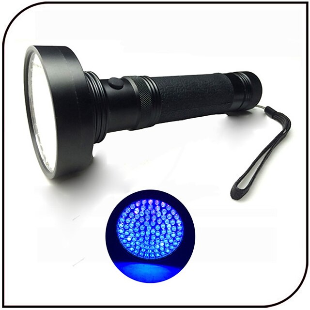 100 lm lm LED Flashlights - 1 طريقة On-Off - ضد الماء / الأشعة فوق البنفسجية الخفيفة / المزيفة الكاشف