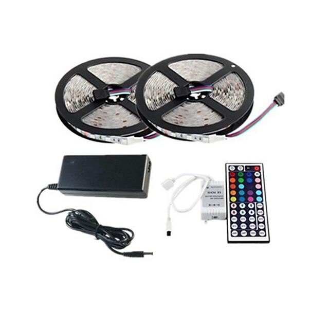 10m Flexible LED-Leuchtstreifen / Lichtsets / Leuchtbänder RGB 150 LEDs 5050 SMD 1pc RGB Schneidbar / Verbindbar / Selbstklebend 100-240 V