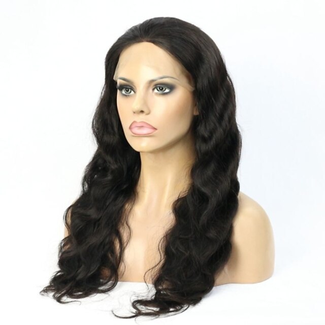  glueless full lace wigs virgin brazilian human hair wavy lace front wigs for black women with baby hair