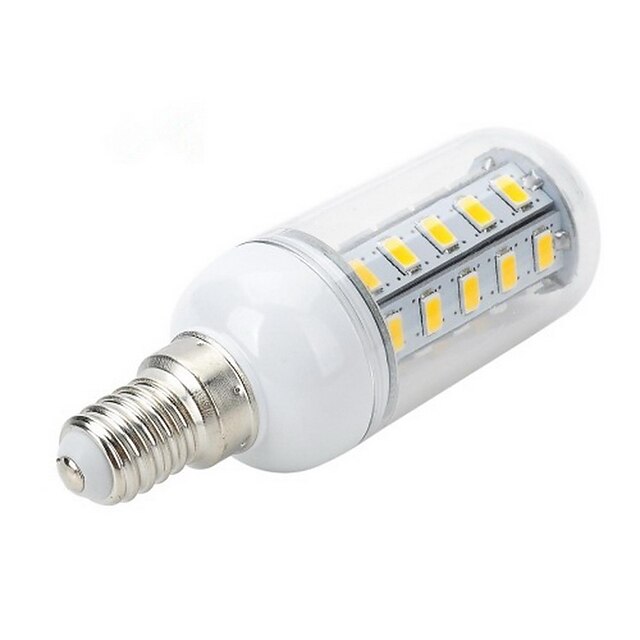  500-600 lm E14 E26/E27 LED Corn Lights T 36 leds SMD 5730 Warm White Cold White AC 220-240V
