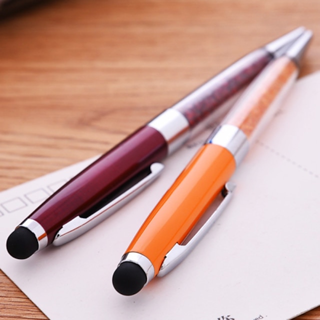  1PC Crystal Elements Ballpoint Pen & Touch Screen Pen Stylus Wedding Promotion Gift Office School Supplies(Style random)