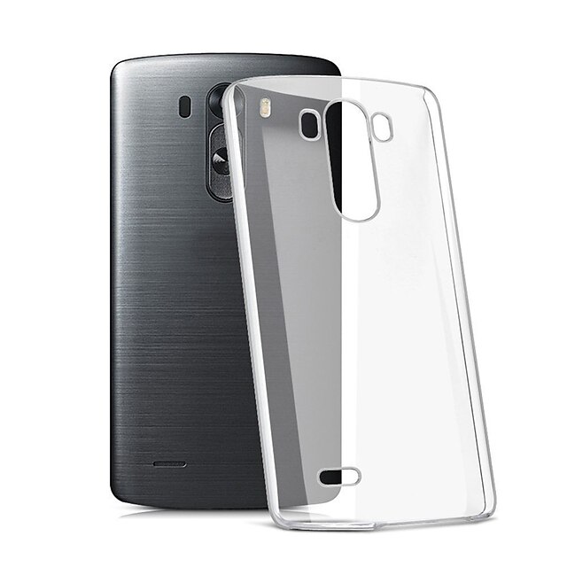  Capinha Para LG G3 / LG / LG G4 Capinha LG Transparente Capa traseira Sólido Macia TPU para / LG K10