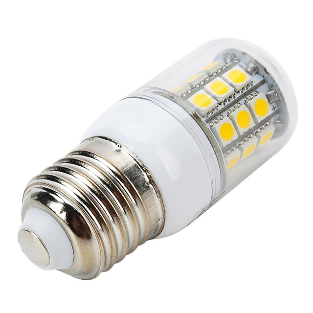  LED лампы типа Корн 400-500 lm E26 / E27 B 31 Светодиодные бусины SMD 5050 Декоративная Тёплый белый 220-240 V / 1 шт. / RoHs