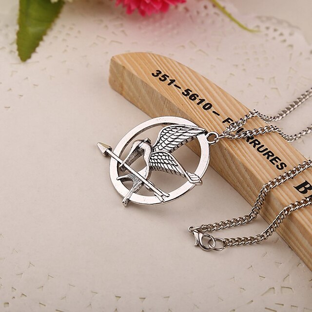  Men's Women's Pendant Necklace Punk Alloy Golden Silver Necklace Jewelry For Daily Casual