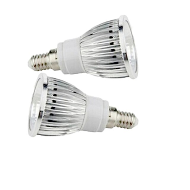  2.5W 200-250lm E14 ＬＥＤスポットライト 1 LEDビーズ COB 温白色 / クールホワイト 85-265V / ２個 / RoHs / CCC