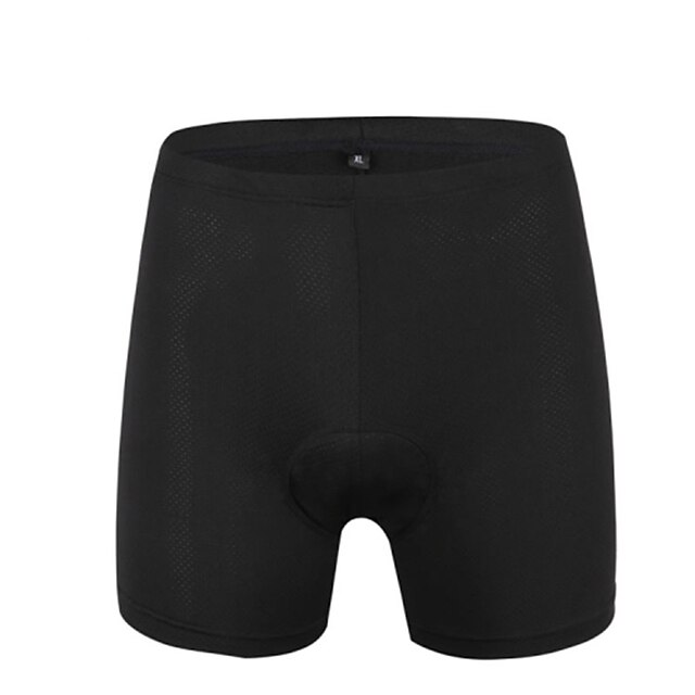  GETMOVING Dam Undershorts till cykling Vinter Polyester Elastan Mesh Cykel Shorts Träningsoverall Underkläder Andningsfunktion 3D Tablett Snabb tork sporter Vit Vägcykling Kläder Slapp form