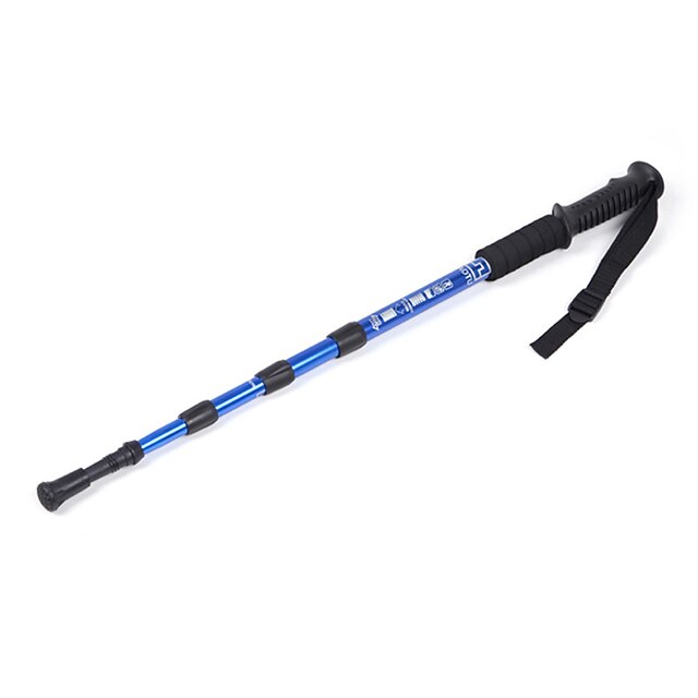  4 Sections Walking Poles Trekking Poles Nordic Walking Poles 100cm (39 Inches) Damping Fastness Antiskid Aluminum Aluminum Alloy Multifunction Snowsports Cross-Country