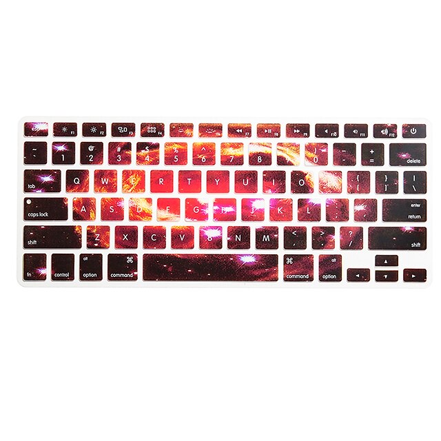  mystiske stjerne design silikone tastatur cover skin til MacBook Air 13,3, MacBook Pro med retina 13 15 17 os layout