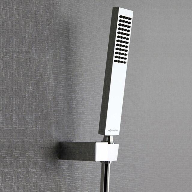 Contemporary Hand Shower Chrome Feature Rainfall / Ecofriendly