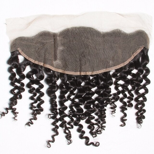  Msbeauty Kinky Curly Lace Front 100% käsinsidottu Sveitsiläinen peruukkiverkko Aidot hiukset Vapaa Osa