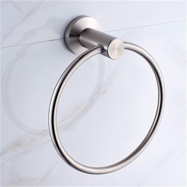  Towel Bar Contemporary Stainless Steel 1 pc - Hotel bath towel ring