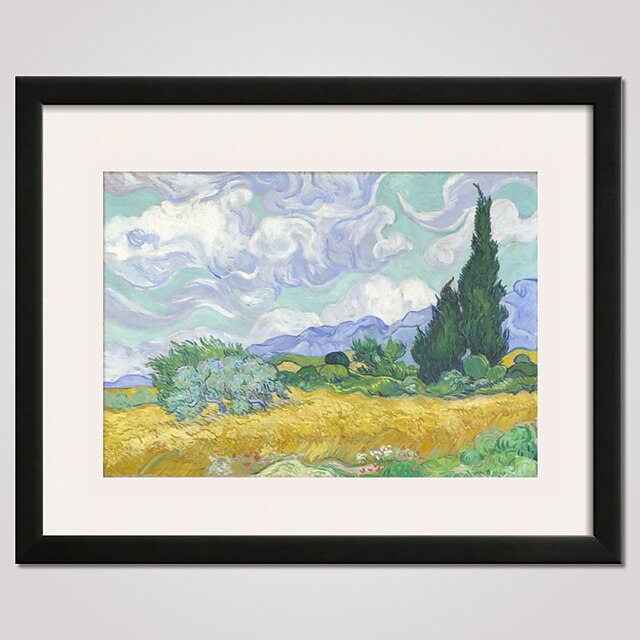  Impressão de Arte Emoldurada Quadros Emoldurados Famoso Paisagem Vida Imóvel Lazer Arte de Parede, PVC Material com frame Decoração para