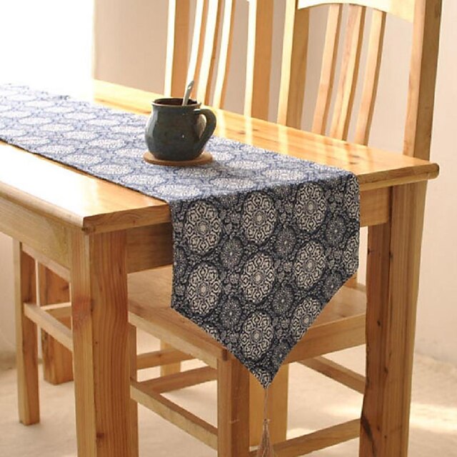  Quadratisch Mit Mustern Tischläufer , Leinen  /  Baumwollmischung Stoff Tabelle Dceoration