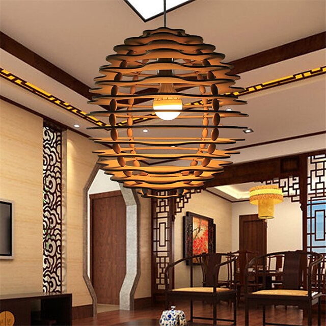  מנורות תלויות ,  רטרו אחרים מאפיין for LED עץ/במבוק חדר שינה חדר אוכל חדר עבודה / משרד מסדרון
