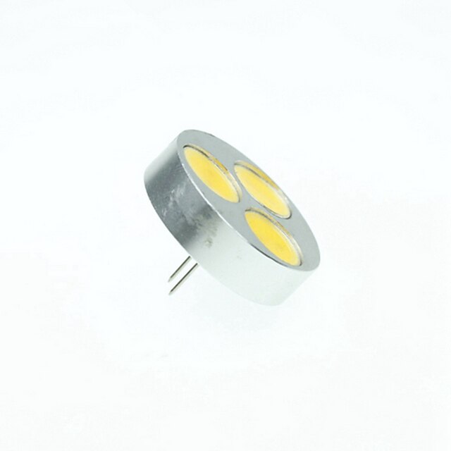  SENCART 1db 4 W 3000/6000/6500 lm G4 LED szpotlámpák MR11 3 LED gyöngyök COB Tompítható Meleg fehér / Hideg fehér / Természetes fehér 12 V / RoHs