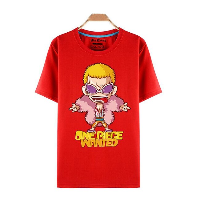  Inspiré par One Piece Roronoa Zoro Manga Costumes de Cosplay Japonais Cosplay T-shirt Imprimé Manches Courtes Haut Pour Homme / Femme