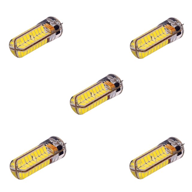  5 Stück 10 W LED Doppel-Pin Leuchten 800-1000 lm G4 T 72 LED-Perlen SMD 5730 Dekorativ Warmes Weiß Kühles Weiß 12 V 24 V / RoHs