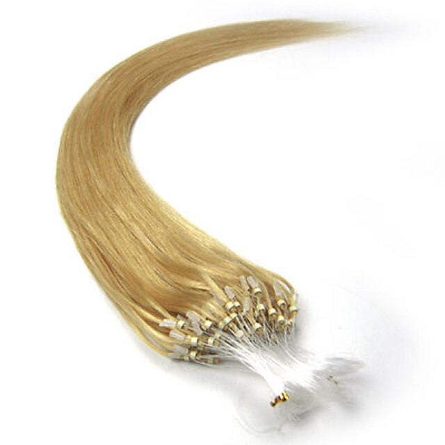  PANSY Micro gyűrű póthaj Human Hair Extensions Egyenes Remy haj Emberi haj Brazil haj Burgundi vörös