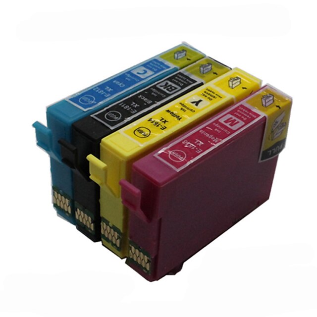  BLOOM®T1811-T1814 Compatible Ink Cartridge For EPSON XP-312/315/412/415/225/322/325/422/425 Full Ink(4 color 1 set)