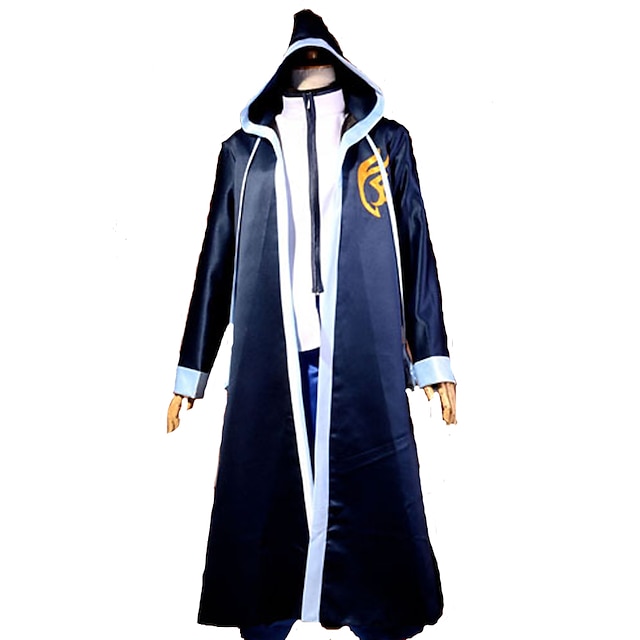  Inspired by Fairy Tail Gerard Fernandes Anime Cosplay Costumes Japanese Cosplay Suits Patchwork Long Sleeve Cloak T-shirt For Men's / Satin