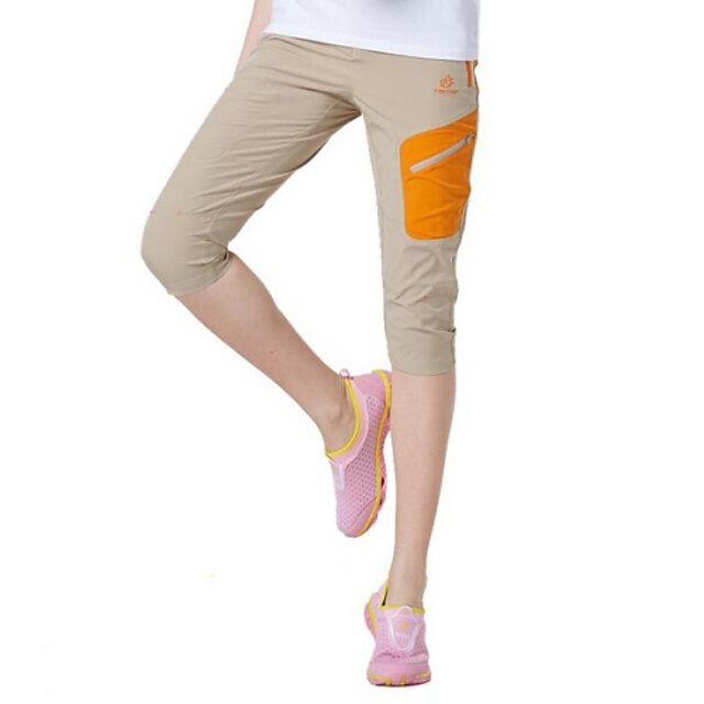  Outdoors Women's Summer Polyester Blue Khaki and Red Colors Quick-drying Sweat Absorbing Pants