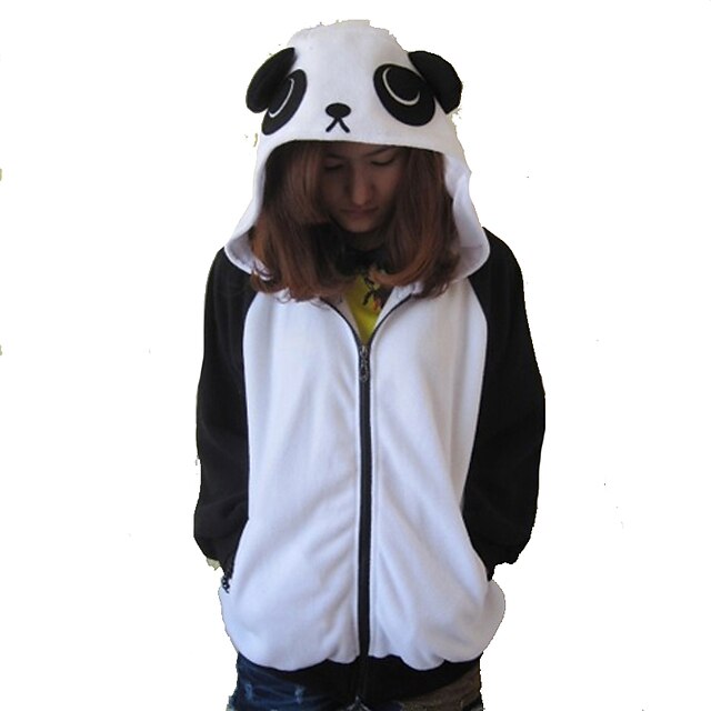  Kigurumi Kigurumi-pyjamas Panda Djurmönstrad Onesie-pyjamas Polär Ull Cosplay För Unisex Pyjamas med djur Tecknad serie Festival / högtid Kostymer