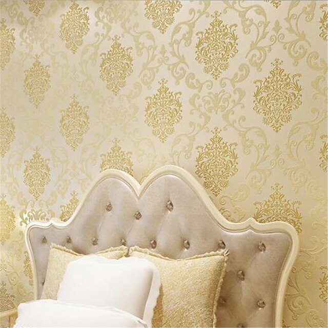  Art Deco Home Decoration Classical Wall Covering, Non-woven Paper Material Adhesive required Wallpaper, Room Wallcovering