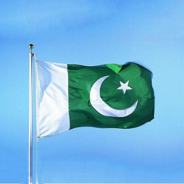  pakistan Flagge Fahne freies Verschiffen Nationalflagge pakistan Hauptdekoration Flagge hängen (ohne Fahnenstange)