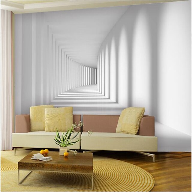  Mural Wallpaper Wall Sticker Covering Print Adhesive Required 3D Effect Corridor Canvas Home Décor