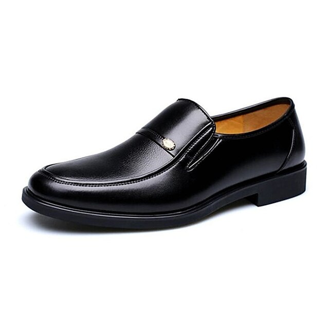  Férfi Formális cipők Műbőr Tavasz / Ősz Kényelmes Papucsok & Balerinacipők Fekete