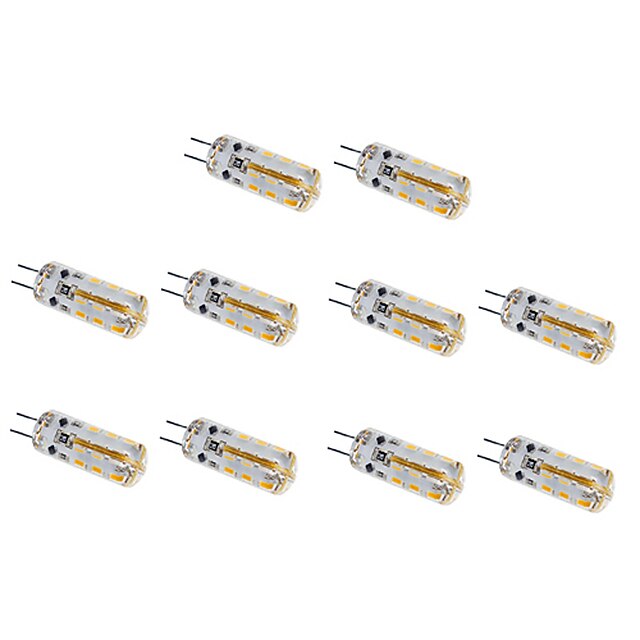  10pcs 2 W LED Bi-Pin lamput 80-120 lm G4 LED-helmet Lämmin valkoinen Kylmä valkoinen 12 V / 10 kpl